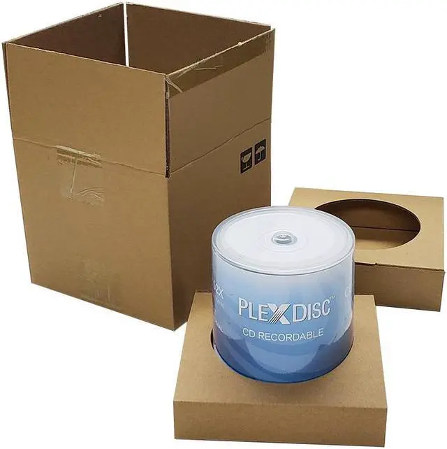 Alt view image 2 of 6 - PlexDisc 52X 700MB White Thermal Hub Printable CD-R 100 Packs Disc Model 631-415-BX