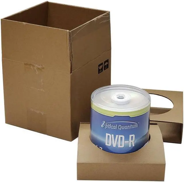 Alt view image 2 of 8 - Optical Quantum DVD-R 4.7GB 16x Logo Top Media Disc  100pk Cake Box OQDMR16LT-BX, 100 Discs