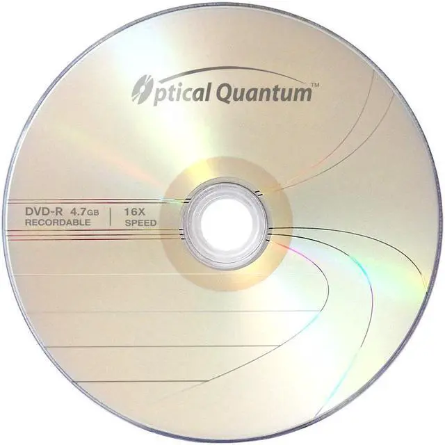 Alt view image 3 of 8 - Optical Quantum DVD-R 4.7GB 16x Logo Top Media Disc  100pk Cake Box OQDMR16LT-BX, 100 Discs