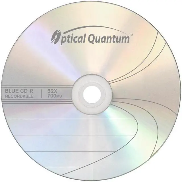 Alt view image 2 of 7 - Optical Quantum Blue AZO CD-R 700MB 52X Recordable Media Disc 100pk Spindle OQCD52BLT-BX