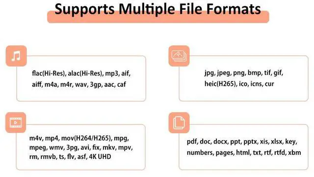 Alt view image 7 of 7 - PioData Apple MFi Certified 512 GB iXflash Backup Flash Drive 2-in-1 USB Type C & Lightning for iPhone, iPad, and Computer | Photo Storage and Transfer Morandi Pink