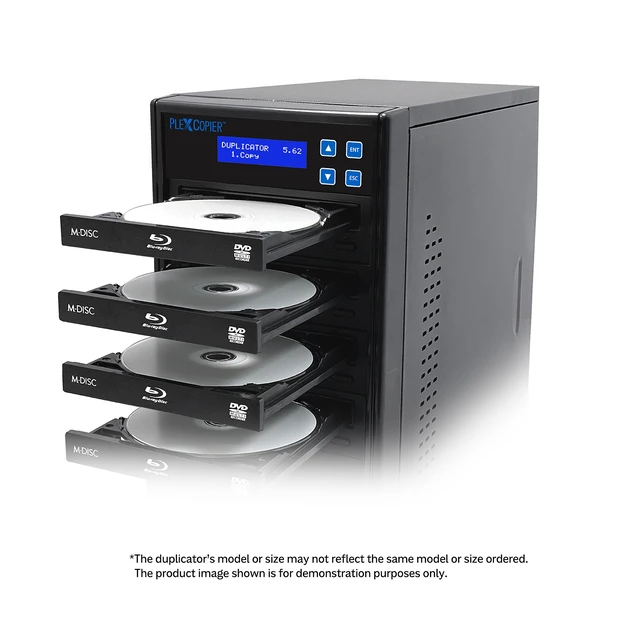 Alt view image 7 of 7 - PlexCopier 1 to 3 Blu-ray BD BDXL M-Disc CD DVD Duplicator Copier Tower
