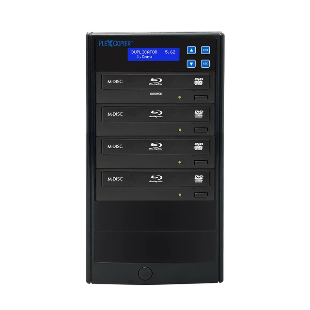 Alt view image 6 of 7 - PlexCopier 1 to 3 Blu-ray BD BDXL M-Disc CD DVD Duplicator Copier Tower