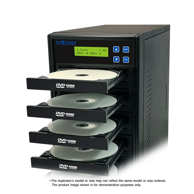 Alt view image 6 of 7 - PlexCopier 1 to 3 CD DVD duplicator Burner Writer Standalone Copier Tower
