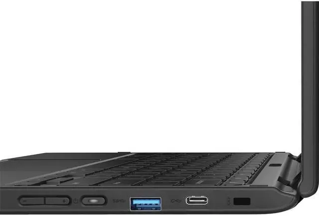 Alt view image 16 of 18 - Lenovo 500e Chromebook 2nd Gen 81MC0059US 11.6" Touchscreen 2 in 1 Chromebook - HD - 1366 x 768 - Intel Celeron N4120 Quad-core (4 Core) 1.10 GHz - 8 GB RAM - 64 GB Flash Memory - Black - Intel C