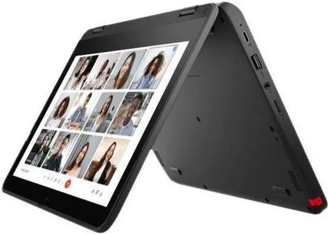 Alt view image 17 of 18 - Lenovo 300e Chromebook Gen 3 82J9000DUS 11.6" Touchscreen Chromebook - HD - 1366 x 768 - AMD 3015Ce Dual-core (2 Core) 1.20 GHz - 4 GB Total RAM - 32 GB Flash Memory - Gray - Chrome OS - AMD - In