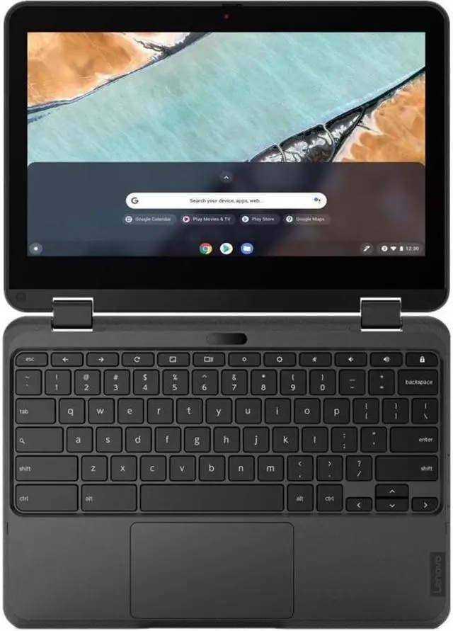 Alt view image 18 of 18 - Lenovo 300e Chromebook Gen 3 82J9000DUS 11.6" Touchscreen Chromebook - HD - 1366 x 768 - AMD 3015Ce Dual-core (2 Core) 1.20 GHz - 4 GB Total RAM - 32 GB Flash Memory - Gray - Chrome OS - AMD - In