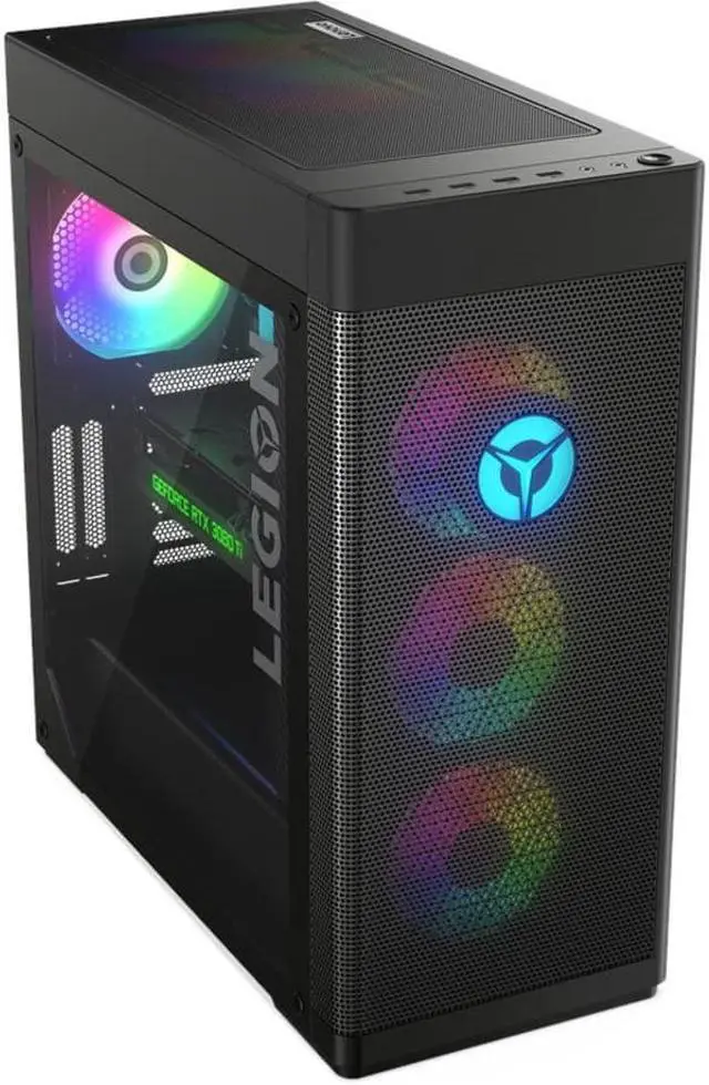 Alt view image 14 of 16 - Lenovo Legion T7 34IAZ7 90S1000KUS Gaming Desktop Computer - Intel Core i9 12th Gen i9-12900K Hexadeca-core (16 Core) 3.20 GHz - 32 GB RAM DDR5 SDRAM - 1 TB HDD - 1 TB M.2 PCI Express NVMe 4.0 x4 ...