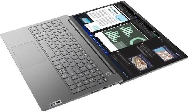 Alt view image 18 of 20 - Lenovo ThinkBook 15 G4 IAP 21DJ00G5US 15.6" Touchscreen Notebook - Full HD - 1920 x 1080 - Intel Core i7 12th Gen i7-1255U Deca-core (10 Core) 1.70 GHz - 16 GB Total RAM - 8 GB On-board Memory -