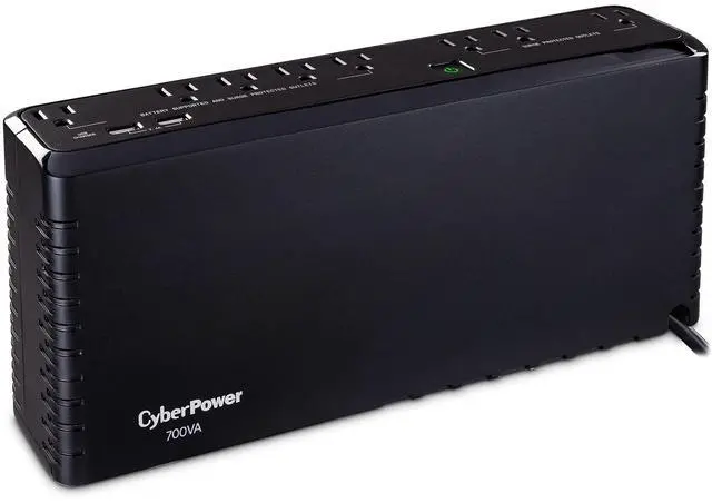 Alt view image 11 of 20 - CYBERPOWER SYSTEMS (USA), INC. SL700U STANDBY, 8 X NEMA 5-15R, NEMA 5-15P W/5 FT CORD, USB CHARGE PORTS, 3YR WTY