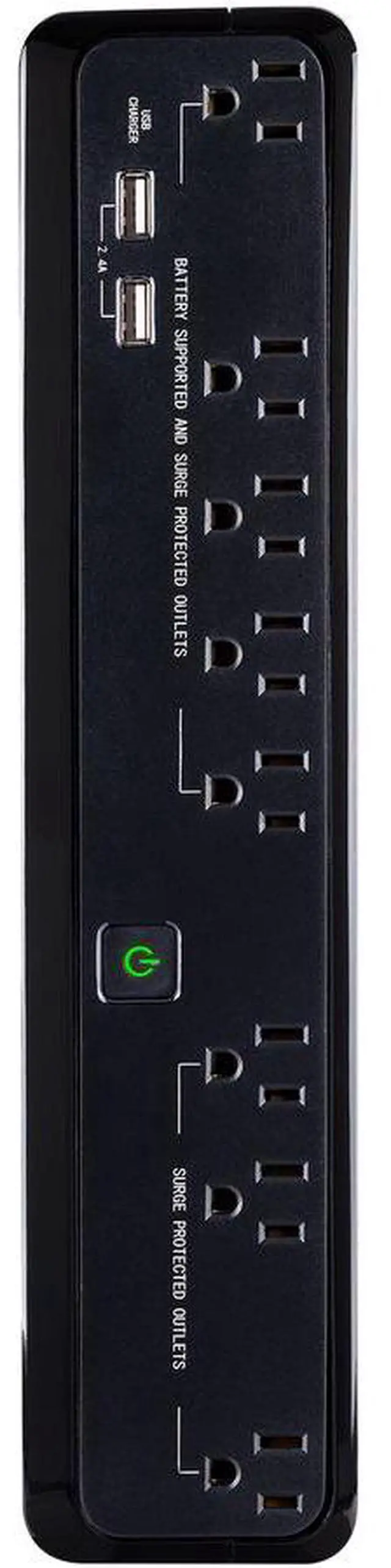 Alt view image 15 of 20 - CYBERPOWER SYSTEMS (USA), INC. SL700U STANDBY, 8 X NEMA 5-15R, NEMA 5-15P W/5 FT CORD, USB CHARGE PORTS, 3YR WTY