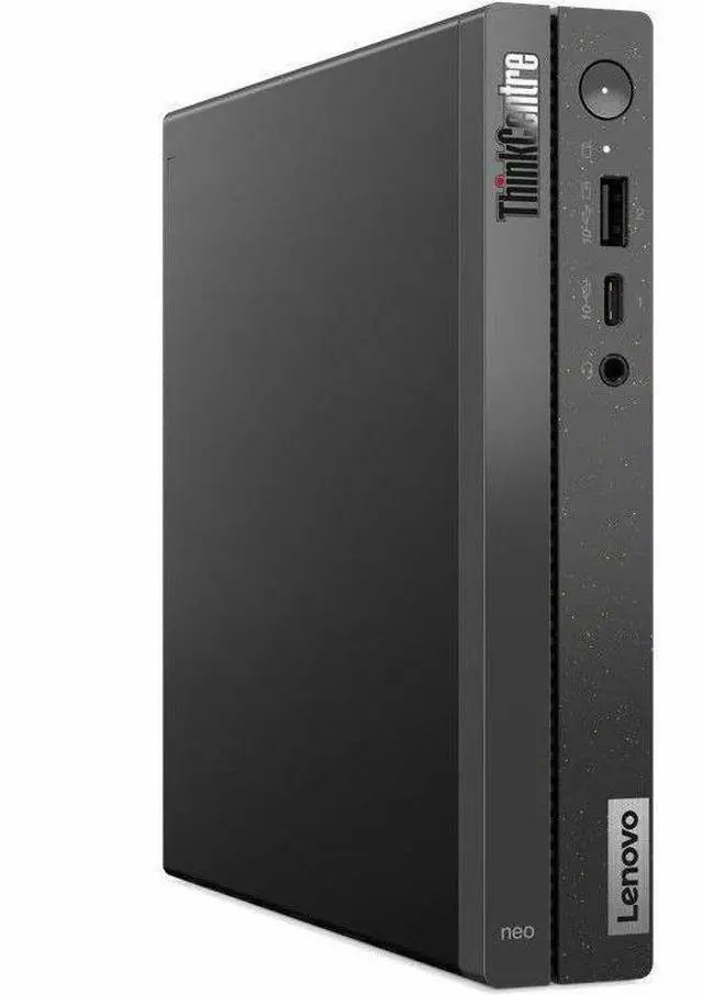 Alt view image 6 of 7 - Lenovo ThinkCentre neo 50q Gen 4 12LN000BCA Desktop Computer Intel Core i5 13th Gen i5-13420H Octa-core (8 Core) 16 GB RAM DDR4 SDRAM 256 GB SSD Tiny(Black)