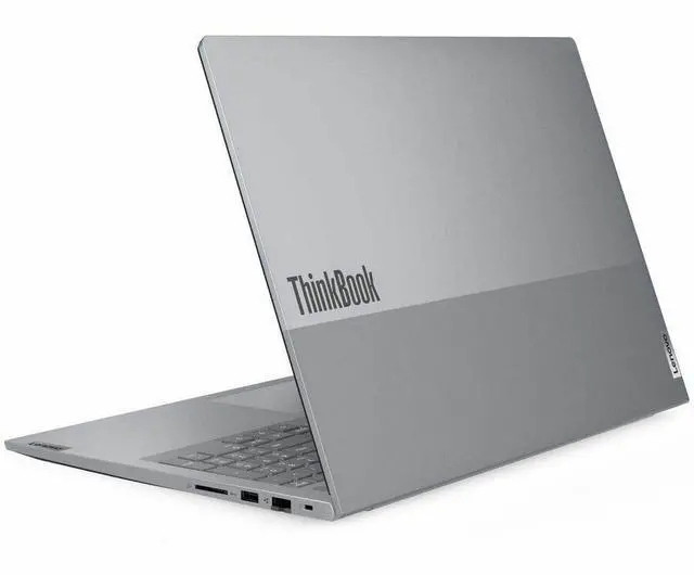 Alt view image 2 of 5 - Lenovo ThinkBook 16 Gen 9 16" Touchscreen Notebook
Intel Core 5 210H | 16GB RAM | 512GB SSD | WUXGA 120Hz | Bilingual Keyboard | Arctic Gray