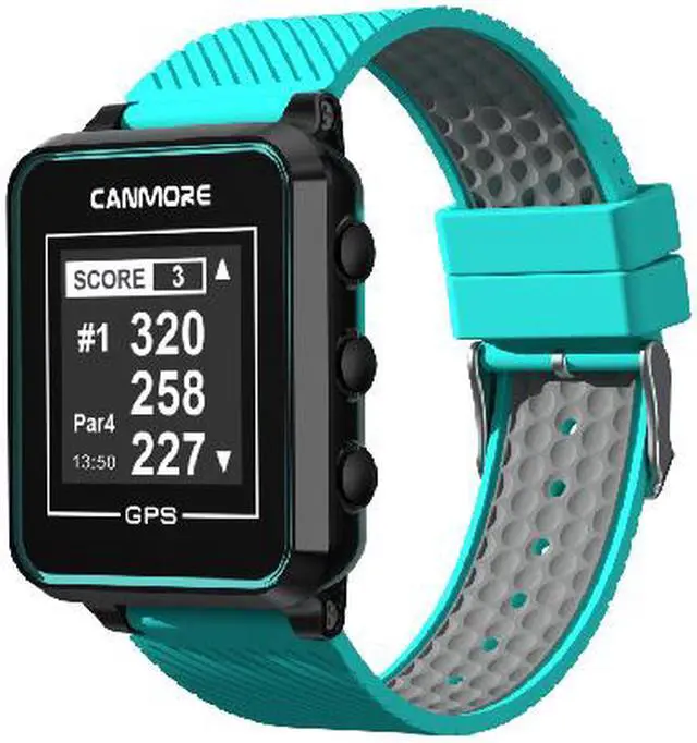 Alt view image 2 of 7 - CANMORE TW-353 GPS Golf Watch  Black Preload 38,000 Worldwide Golf Course Data and Free update User Friendly 3ATM Waterproof 1-Year Warranty