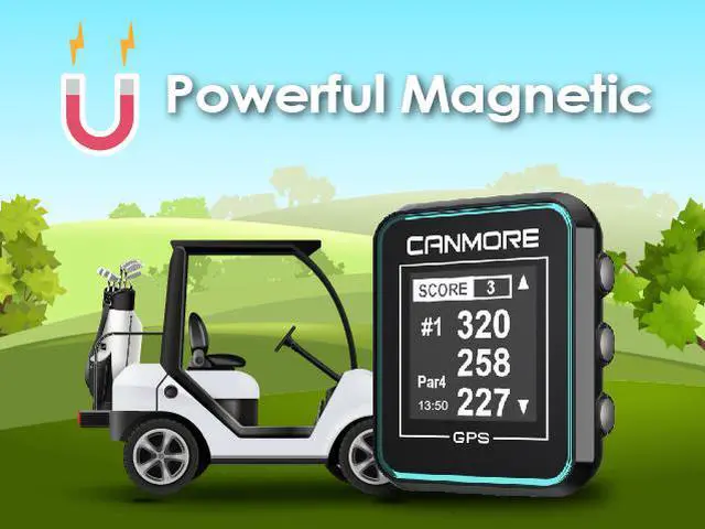 Alt view image 4 of 7 - CANMORE H300 Handheld Golf GPS - Turquoise : Preload 38,000 Worldwide Golf Course Data and Free update - User Friendly -  3ATM Waterproof - 1-Year Warranty
