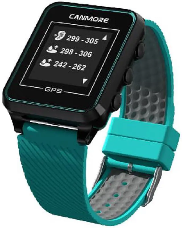 Main image of CANMORE TW-353 GPS Golf Watch  Black Preload 38,000 Worldwide Golf Course Data and Free update User Friendly 3ATM Waterproof 1-Year Warranty