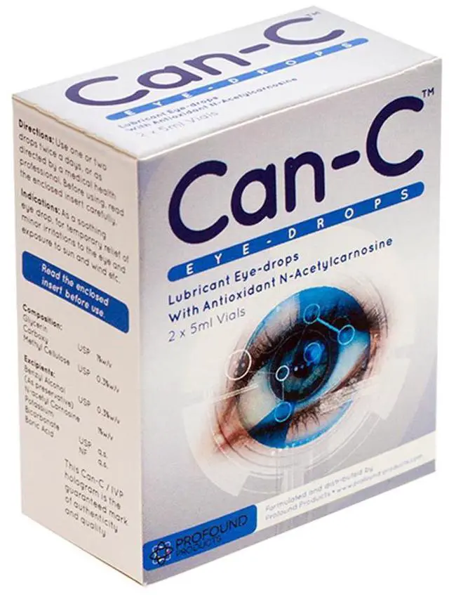 Alt view image 2 of 3 - Profound Products Can-C 100% plant-based N-acetylcarnosine eye drops