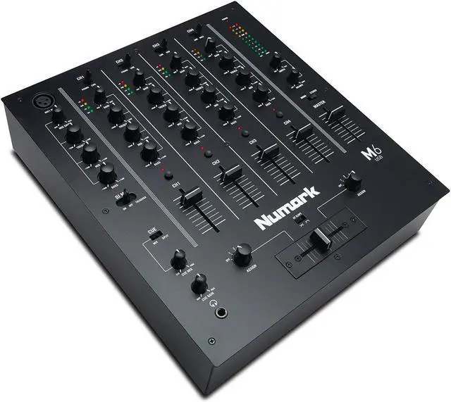 Alt view image 2 of 12 - Numark M6 4-Channel USB DJ Mixer