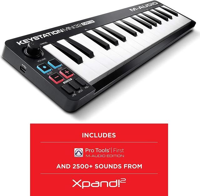 Alt view image 12 of 20 - M-Audio Keystation Mini 32 MK3 MIDI Controller