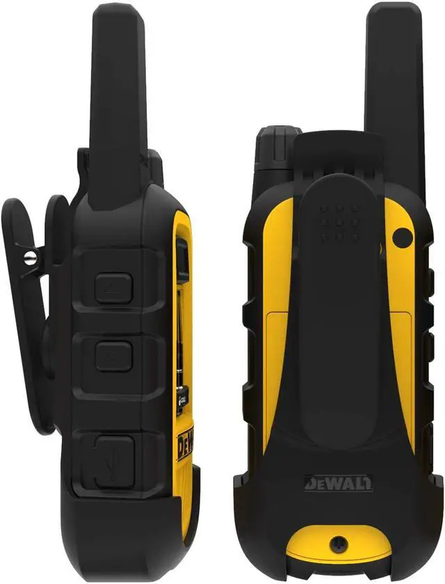 Alt view image 2 of 5 - DEWALT FRS 2-Way 2-Watt Radio Set (2pack) - Waterproof and Dustproof (IP67), VOX and Vibration Mode, Shock-resistant, Heavy Duty, Construction Site, Retail, Warehouse, Hotel (DXFRS800)