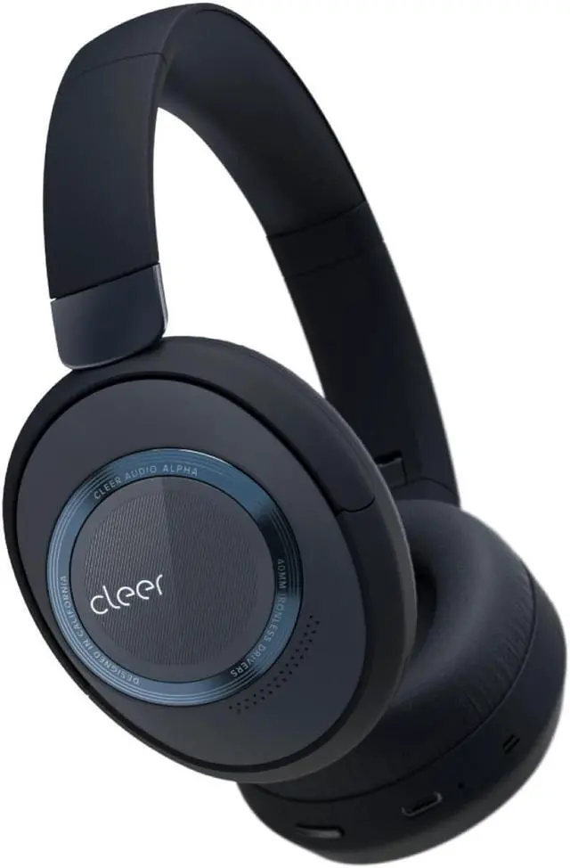 Alt view image 4 of 20 - Cleer Audio, Alpha Noise Cancelling Bluetooth Headphones, Microphone, Outer Touch Controls, 35 Hr Battery Life