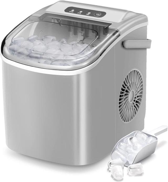 Portable Ice Maker Machine Countertop 26Lbs/24H Self-cleaning Scoop Handel  