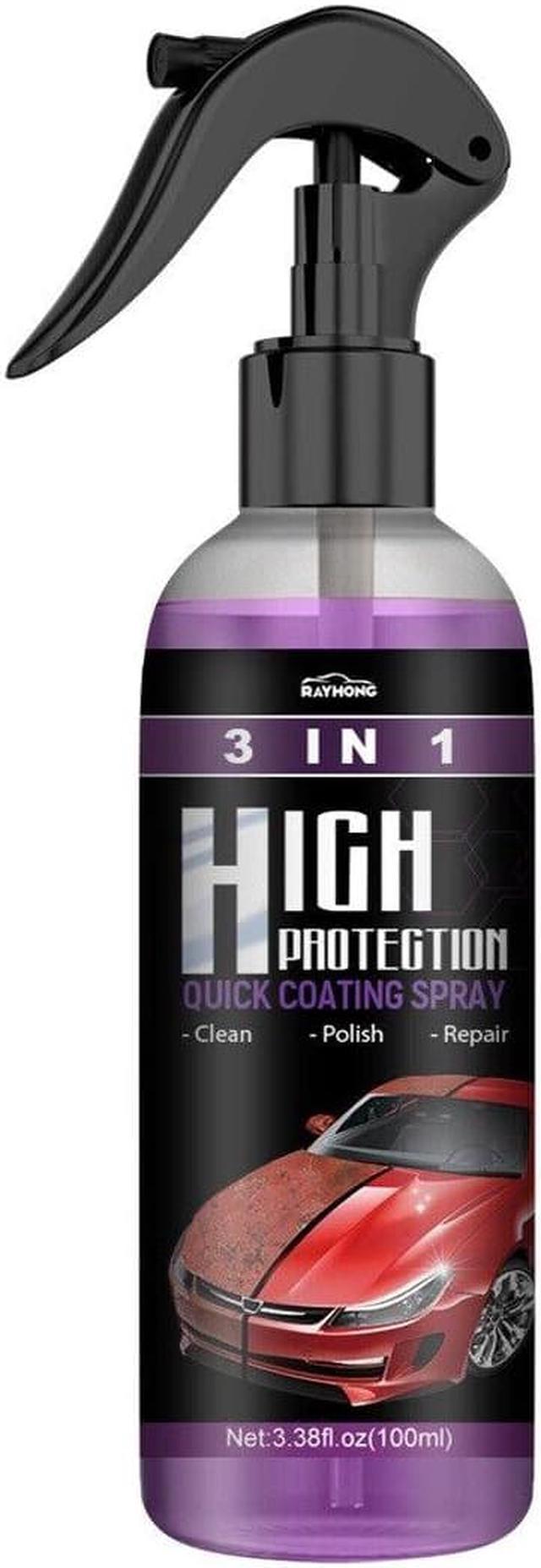 3 in 1 High Protection Quick Hydrophobic Car Coat Ceramic Coating Spray  100ML US 