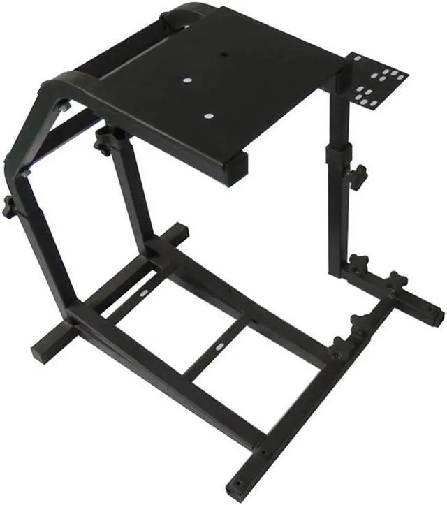 Alt view image 2 of 4 - Intsupermai Racing Simulator Steering Wheel Stand Driving Gaming Steering Wheel Bracket Frame Stand Simulated Racing Game Seat