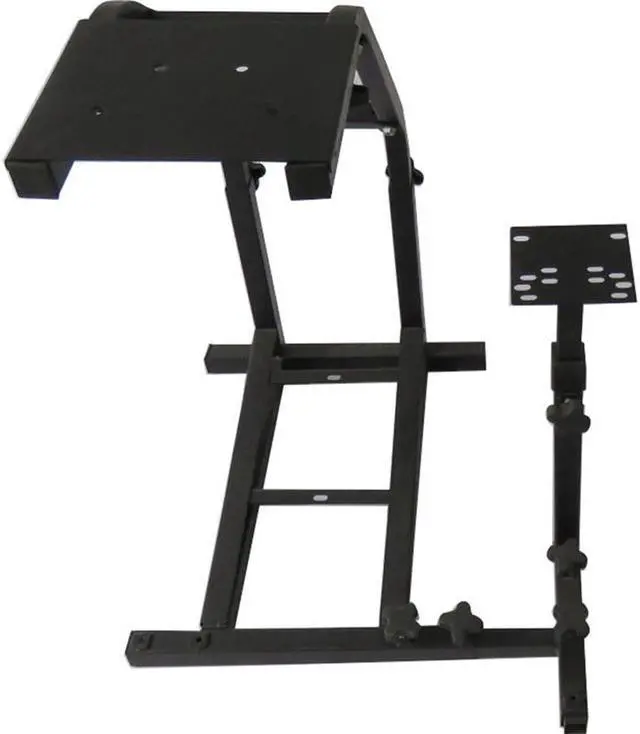 Alt view image 4 of 4 - Intsupermai Racing Simulator Steering Wheel Stand Driving Gaming Steering Wheel Bracket Frame Stand Simulated Racing Game Seat