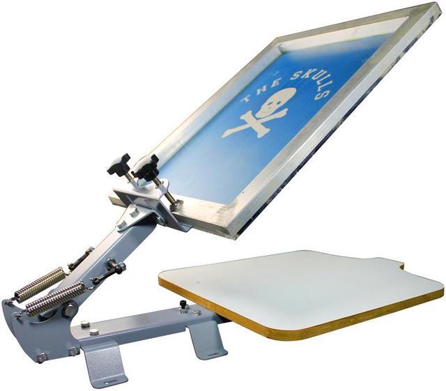 Main image of Intsupermai 1 Color 1 Station Silk Screen Printing Press Kit Machine T shirt DIY