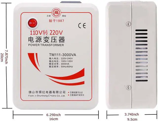 Alt view image 2 of 3 - Intsupermai Commercial Adapter 110 Covert to 220V Transformer 1500W-2000W