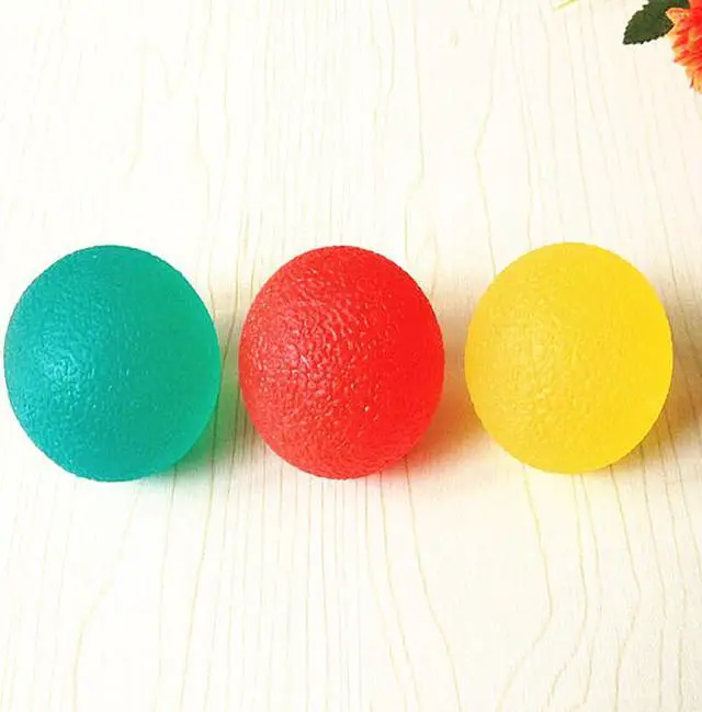 Main image of Intsupermai 3PC Hand Therapy Exerciser Balls Squeeze Balls Kit Stress Relief Training Care