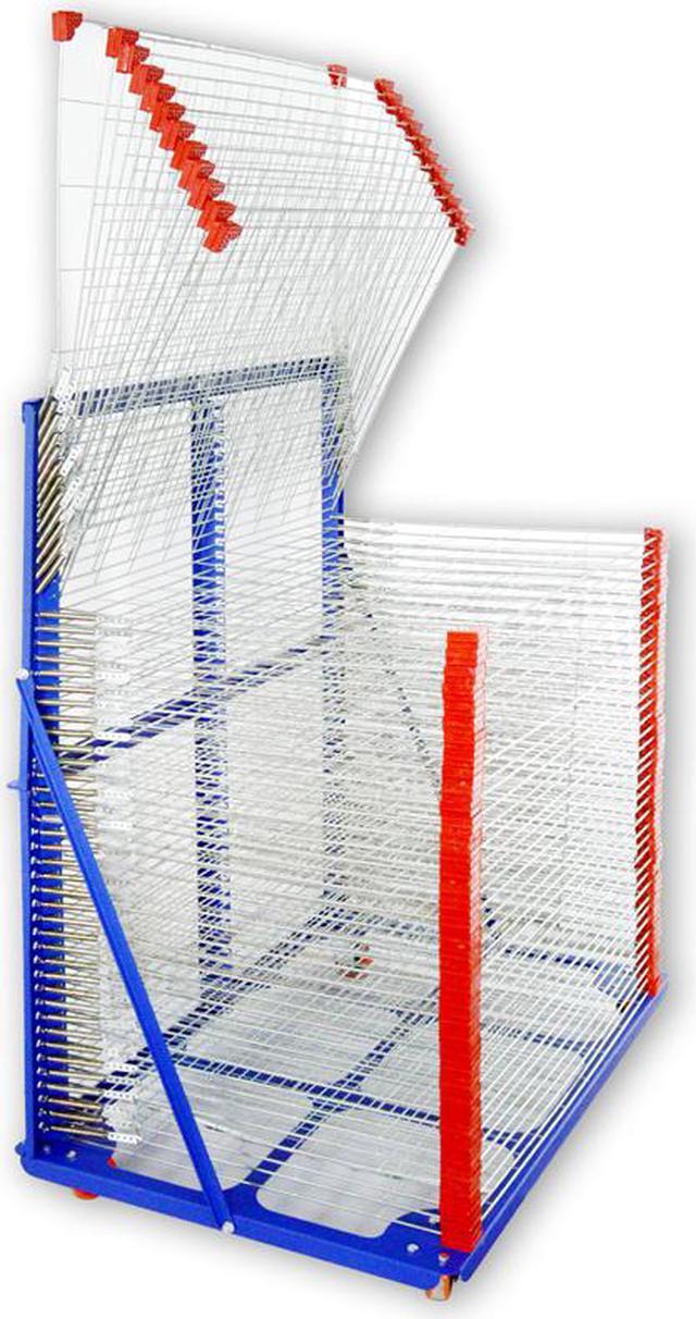 Art Drying Rack -20/25 Flexible Shelves, Mobile Paint Drying Rack