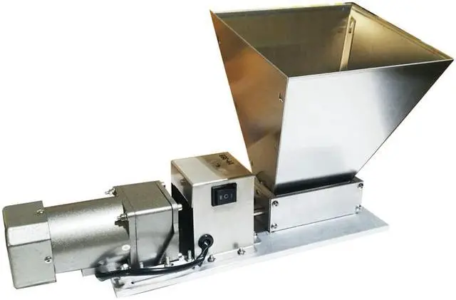 Main image of Intsupermai 110V Electric Stainless Steel Grinder 2 Rollers With Hopper Home Brew Grain Mill Malt Crusher