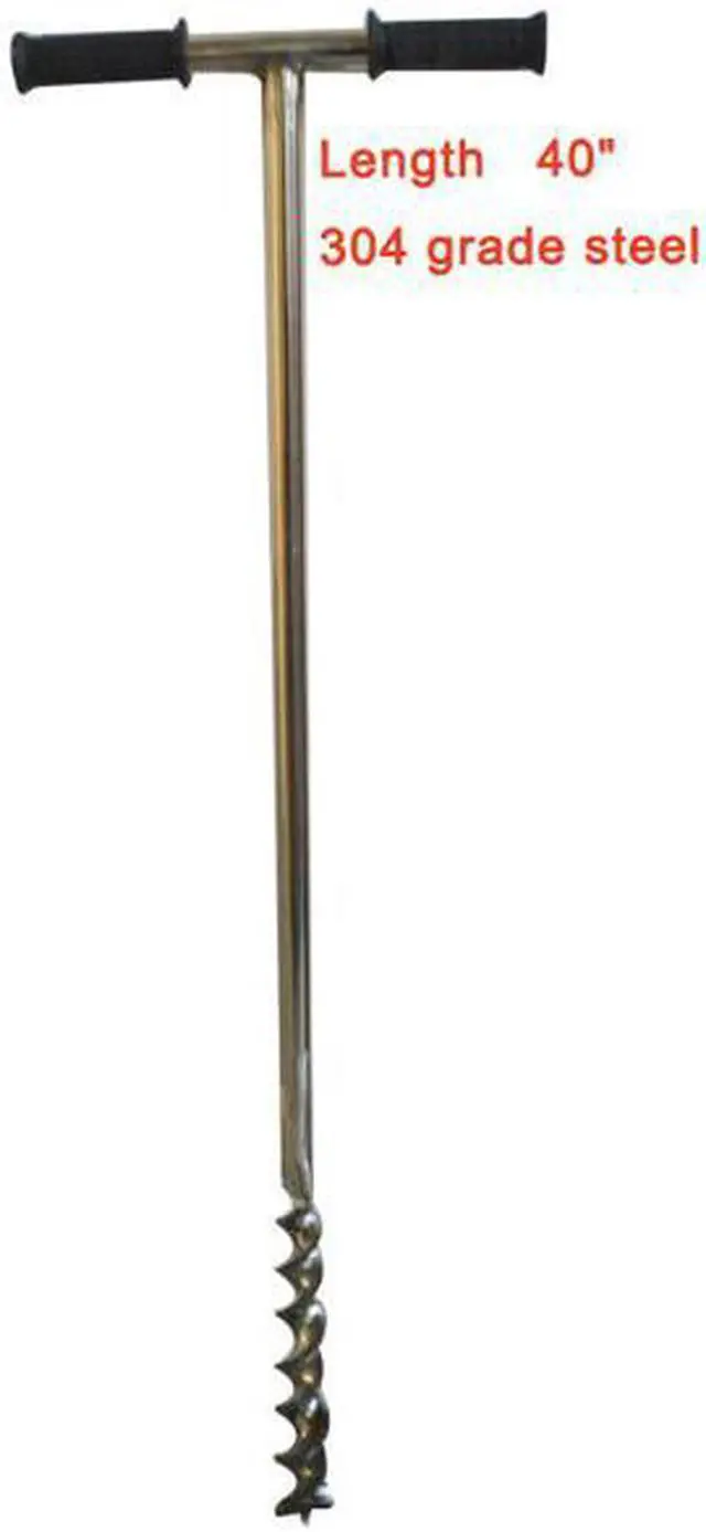 Main image of Intsupermai Soil Sampler Probe Twist-type 304 Stainless Steel Lab Test Tool