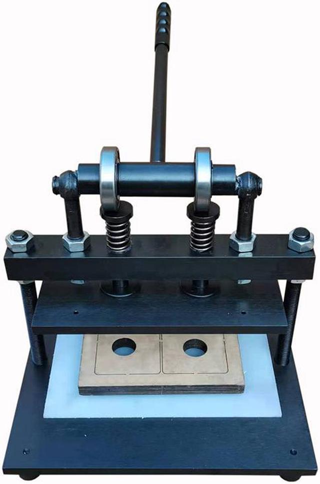 Intsupermai 300*150mm Manual Leather Cutting Machine Die Cut Embossing  Machine Crafting DIY Tools for Leather Cloth 