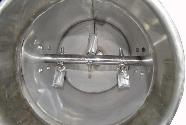 Alt view image 3 of 3 - Intsupermai Metal Metallurgy Dry Powder Mixer Stainless Steel Mixing Machine Tool 110V 100L