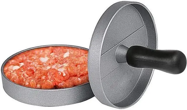 Alt view image 2 of 5 - Intsupermai Aluminum Hamburger Press Stuffed Meat Grill Burger Patty Maker Tool