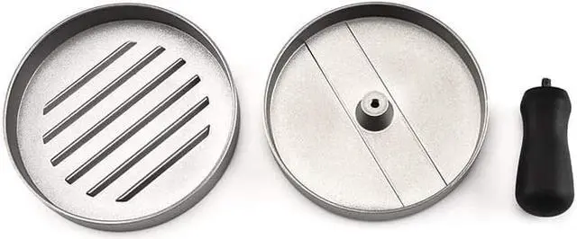 Alt view image 4 of 5 - Intsupermai Aluminum Hamburger Press Stuffed Meat Grill Burger Patty Maker Tool
