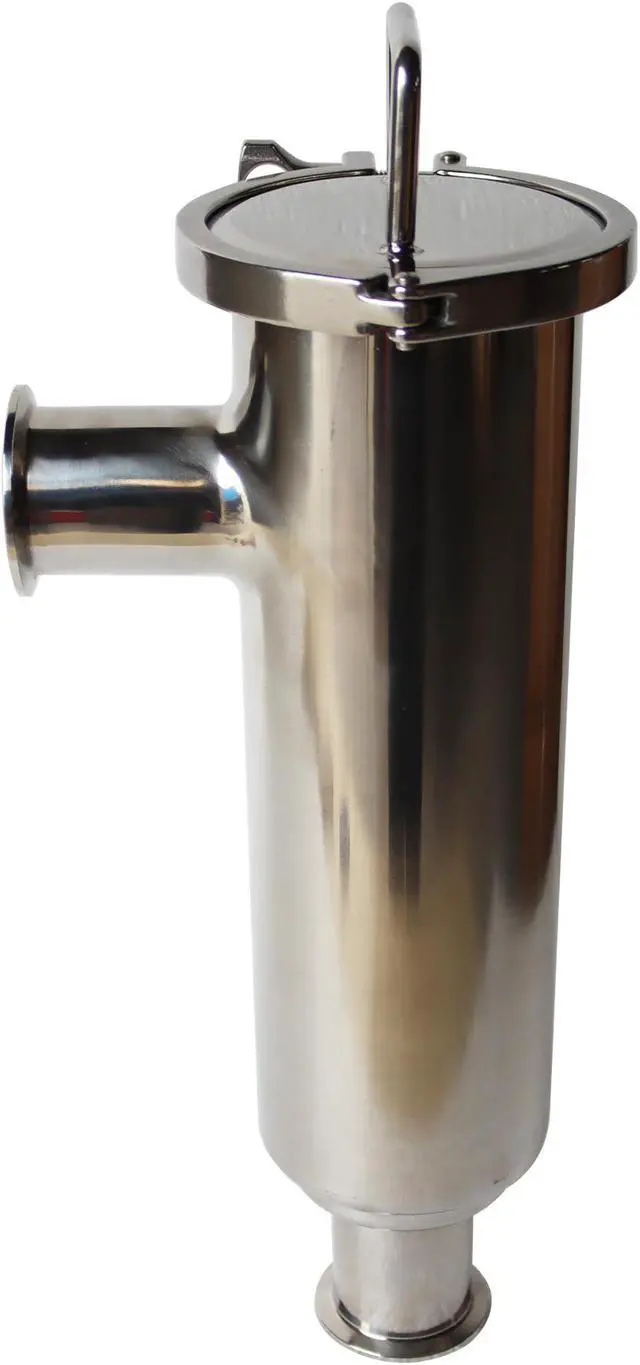 Alt view image 5 of 6 - Intsupermai Tri Clamp Sanitary Stainless Steel 304 2'' Strainer Filter L-Type 100 Mesh
