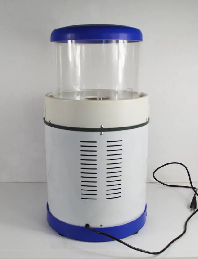 Alt view image 4 of 5 - Intsupermai Fully Automatic Ice Crusher Electric Ice-cube Shaving Machine Snow Cone Maker Grinder for Commercial Use with Dust Cover