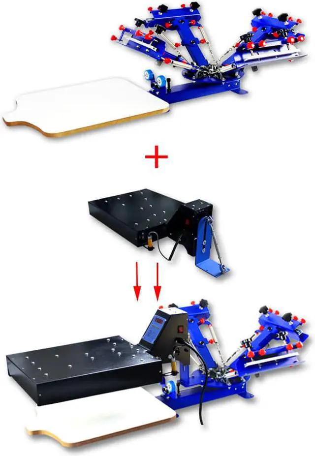 Alt view image 3 of 3 - Intsupermai 110V 1600W Multi-Color Screen Printing Flash Dryer Carbon Fibre Heating Heads with Sensor Switch Universal Dryer Temperature Adjustable