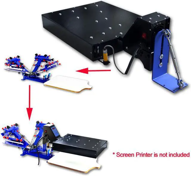 Main image of Intsupermai 110V 1600W Multi-Color Screen Printing Flash Dryer Carbon Fibre Heating Heads with Sensor Switch Universal Dryer Temperature Adjustable