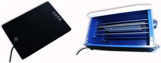 Alt view image 2 of 5 - Intsupermai 4 Layers Screen Printing Drying Cabinet Cambered Screen Plate Drying 13.7x10x7.5