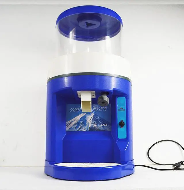 Alt view image 2 of 5 - Intsupermai Fully Automatic Ice Crusher Electric Ice-cube Shaving Machine Snow Cone Maker Grinder for Commercial Use with Dust Cover