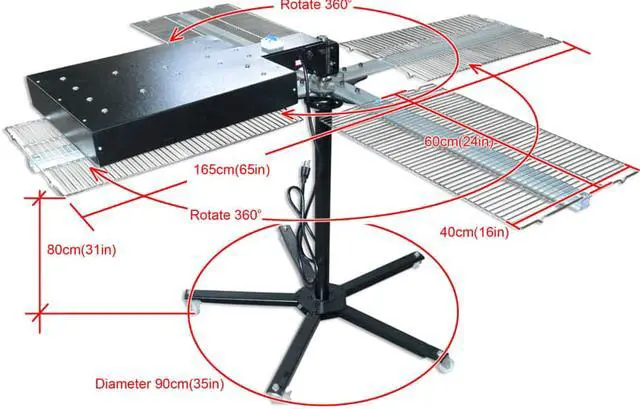 Alt view image 2 of 2 - Intsupermai Flash Dryer for Screen Printing Flash Dryer Silk Screen Printing 16 X 16 Screen Dryer 110V 1600W for T-Shirt DIY Curing Ink