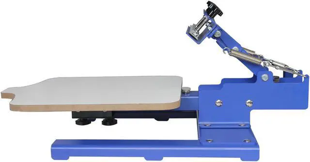 Main image of Intsupermai Adjustable Pallet Incline 30 Degree Tiltable 1 Color Screen Press Print Machine