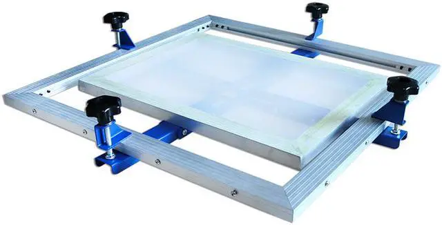 Alt view image 4 of 6 - Intsupermai Manual Screen Stretcher 24"x24" Simple Mesh Screen Stretching Equipment for Silk Screen Printing