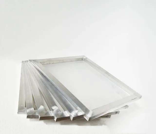 Main image of Intsupermai Screen Printing Stretched Aluminum Frame 6-Pack Screen Frame Stretched Mesh Fabric Screen Printing 7.5"x10" with 80m (32T) Screen