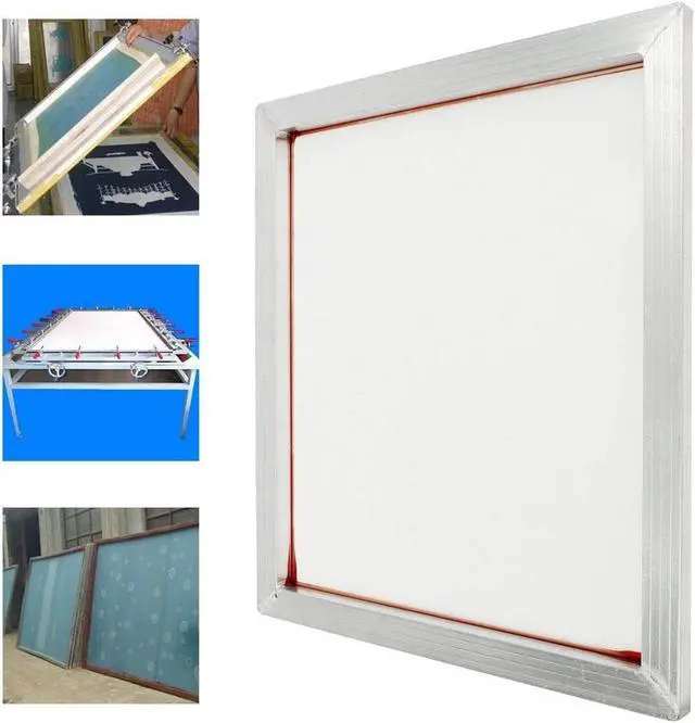 Alt view image 2 of 3 - Intsupermai Screen Printing Stretched Aluminum Frame 6-Pack Screen Frame Stretched Mesh Fabric Screen Printing 7.5"x10" with 80m (32T) Screen